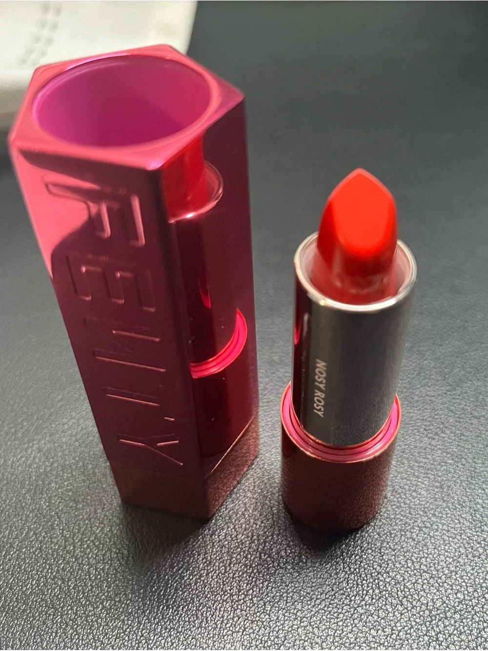 FENTY Refillable Lipstick Case & Nosy Rosy Lipstick